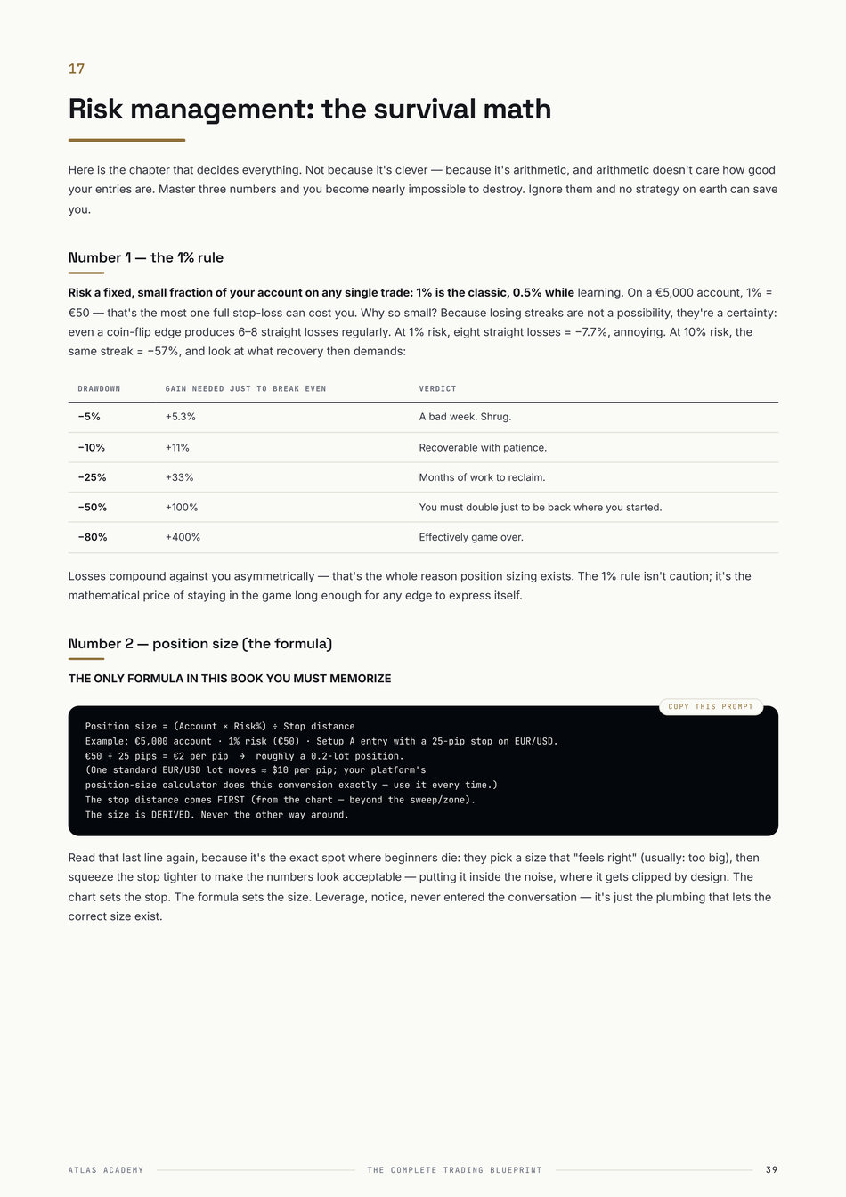 Page 39 of The Complete Trading Blueprint