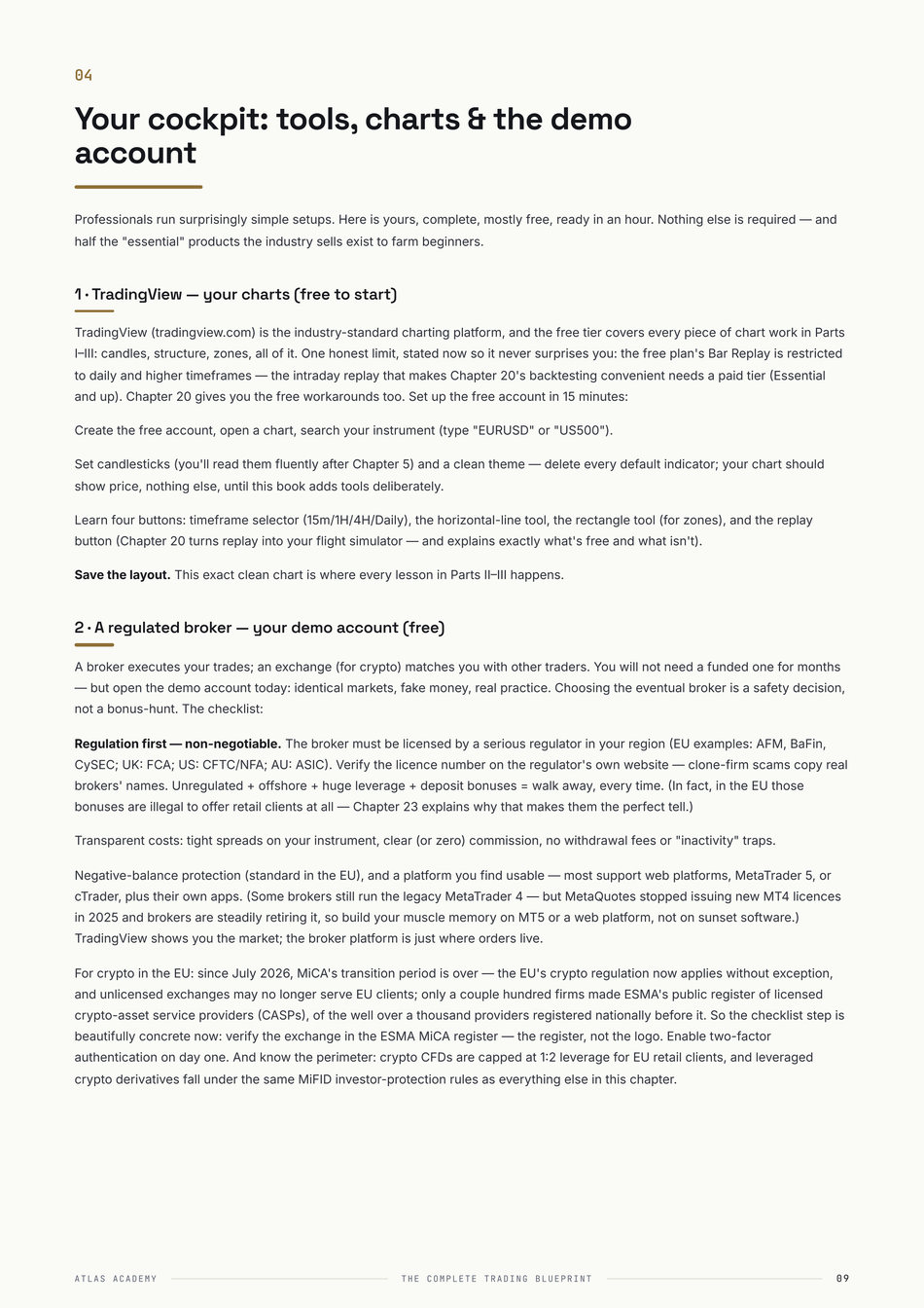 Page 9 of The Complete Trading Blueprint